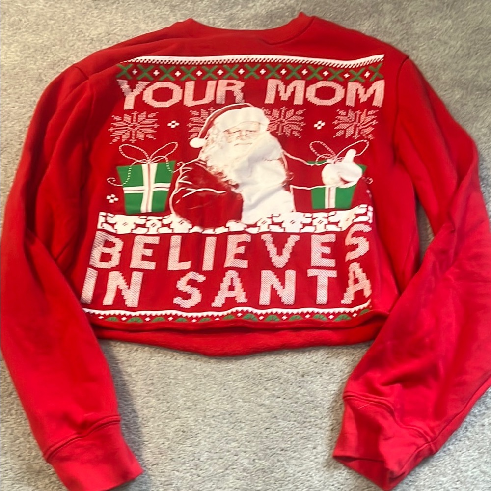 Fifth Sun Red Santa Holiday Sweater